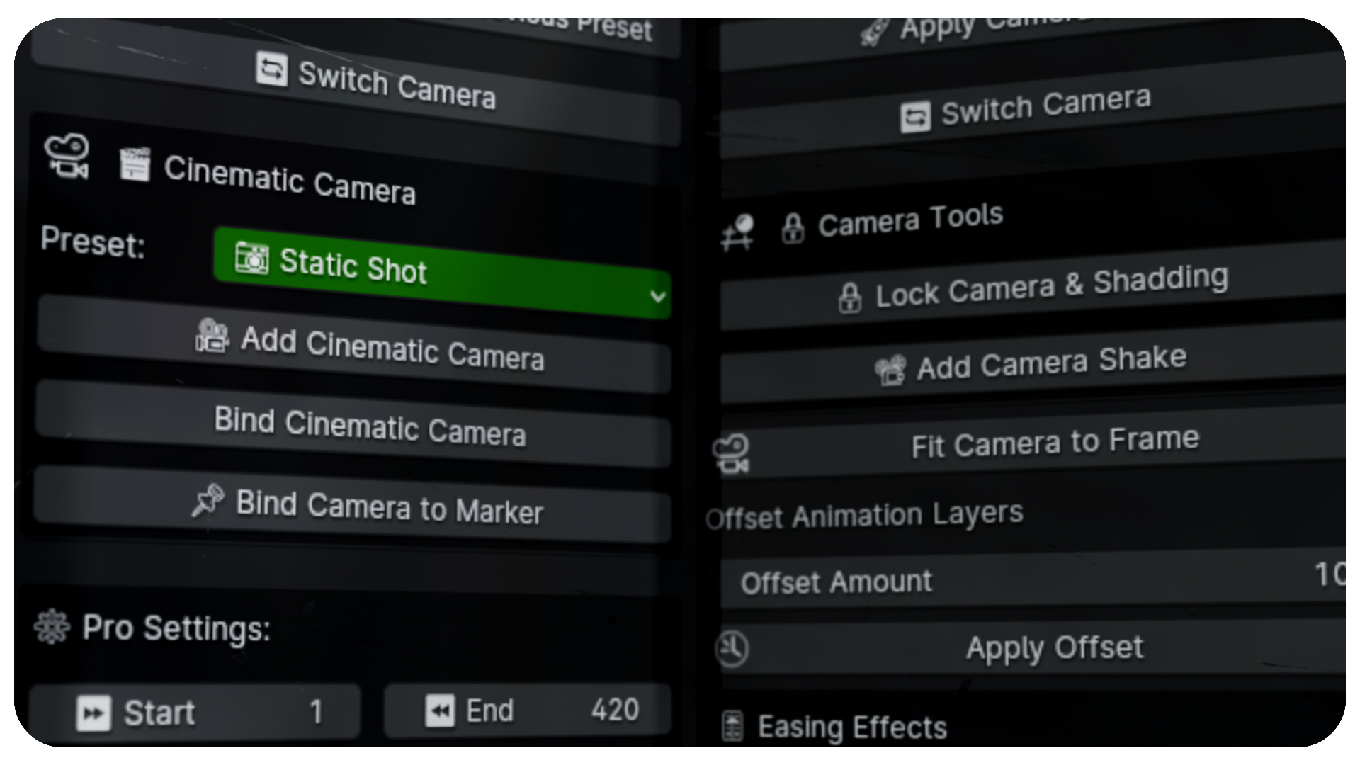 πΈ Cinematic Camera Addition