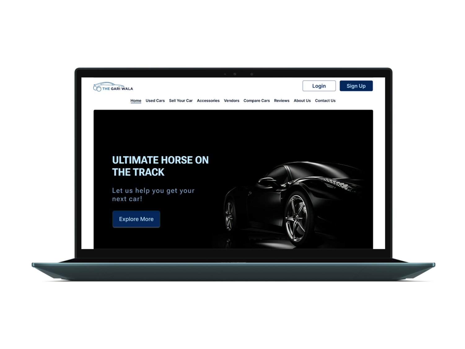 Modern Car Buying and Selling Website UI/UX Design