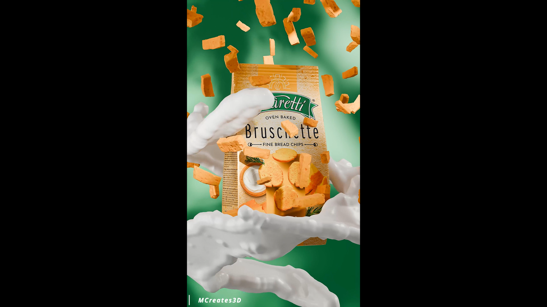 Cheddar 3D Product Animation
