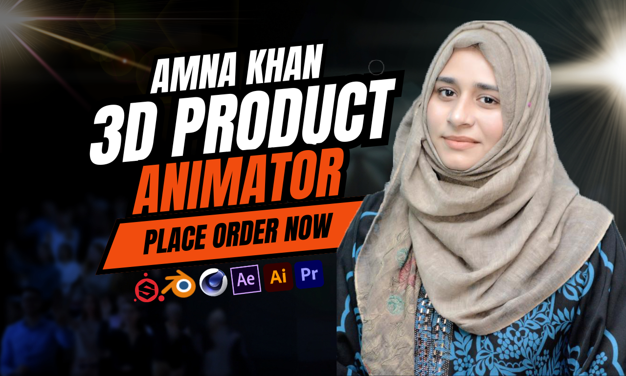 I will do 3d product animation for Amazon and digital marketing