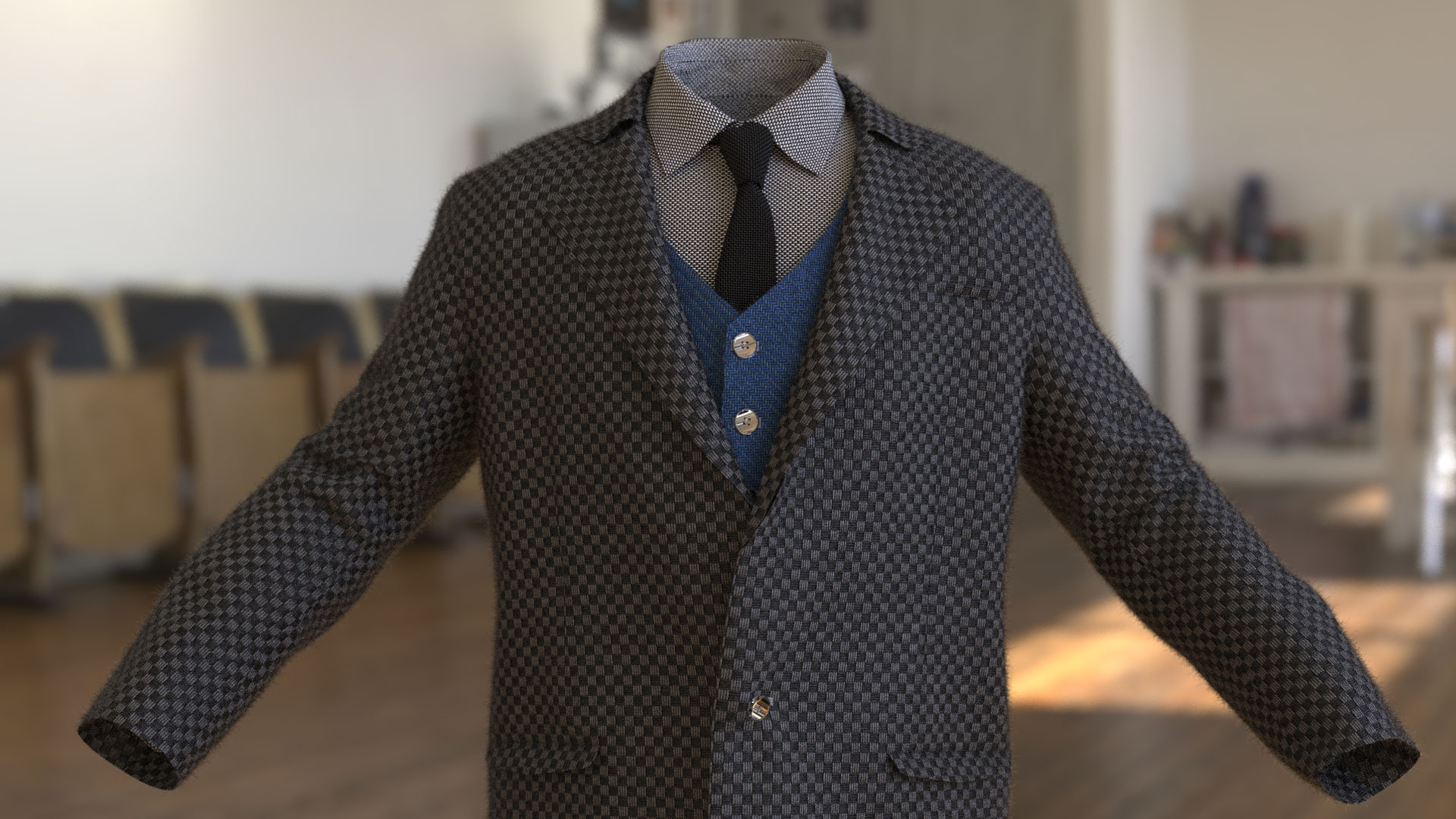 You will get a 3D custom realistic cloth design based on your request