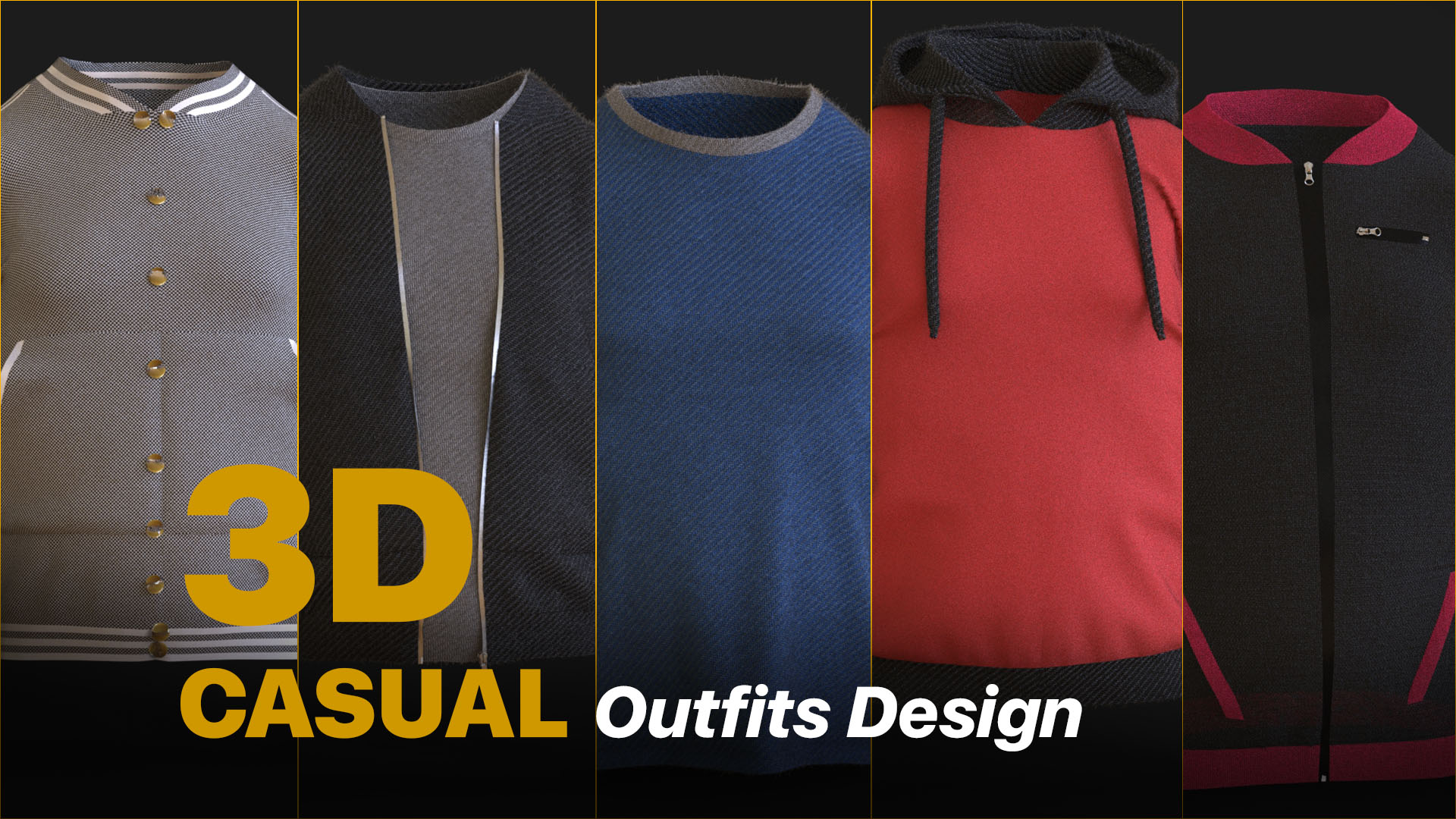 You will get a 3D custom realistic cloth design based on your request
