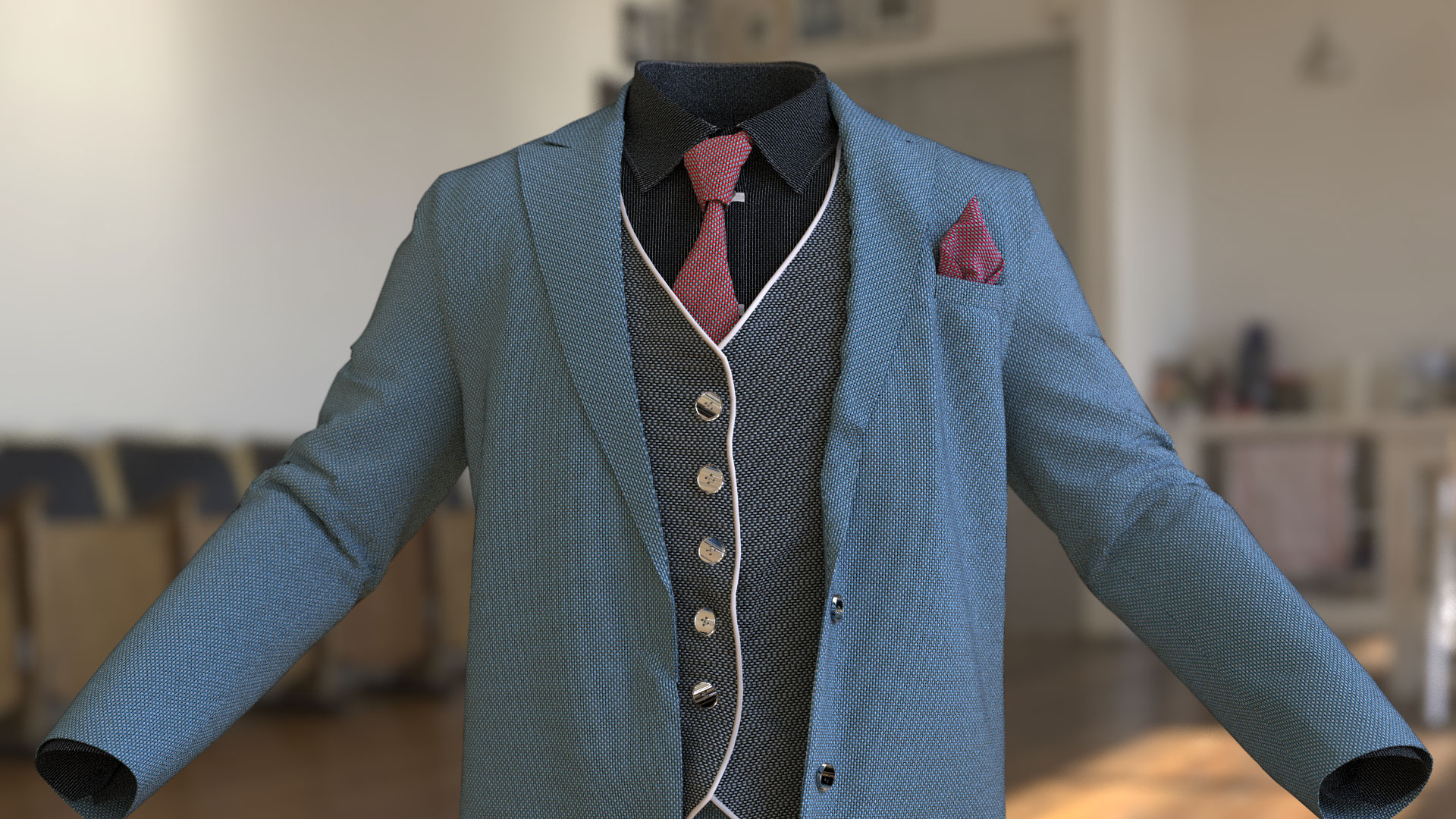 You will get a 3D custom realistic cloth design based on your request