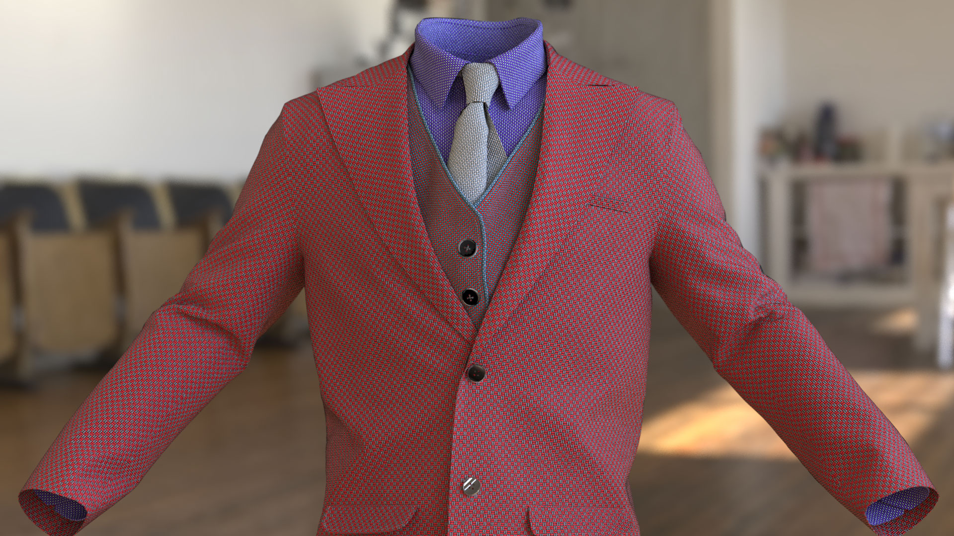 You will get a 3D custom realistic cloth design based on your request