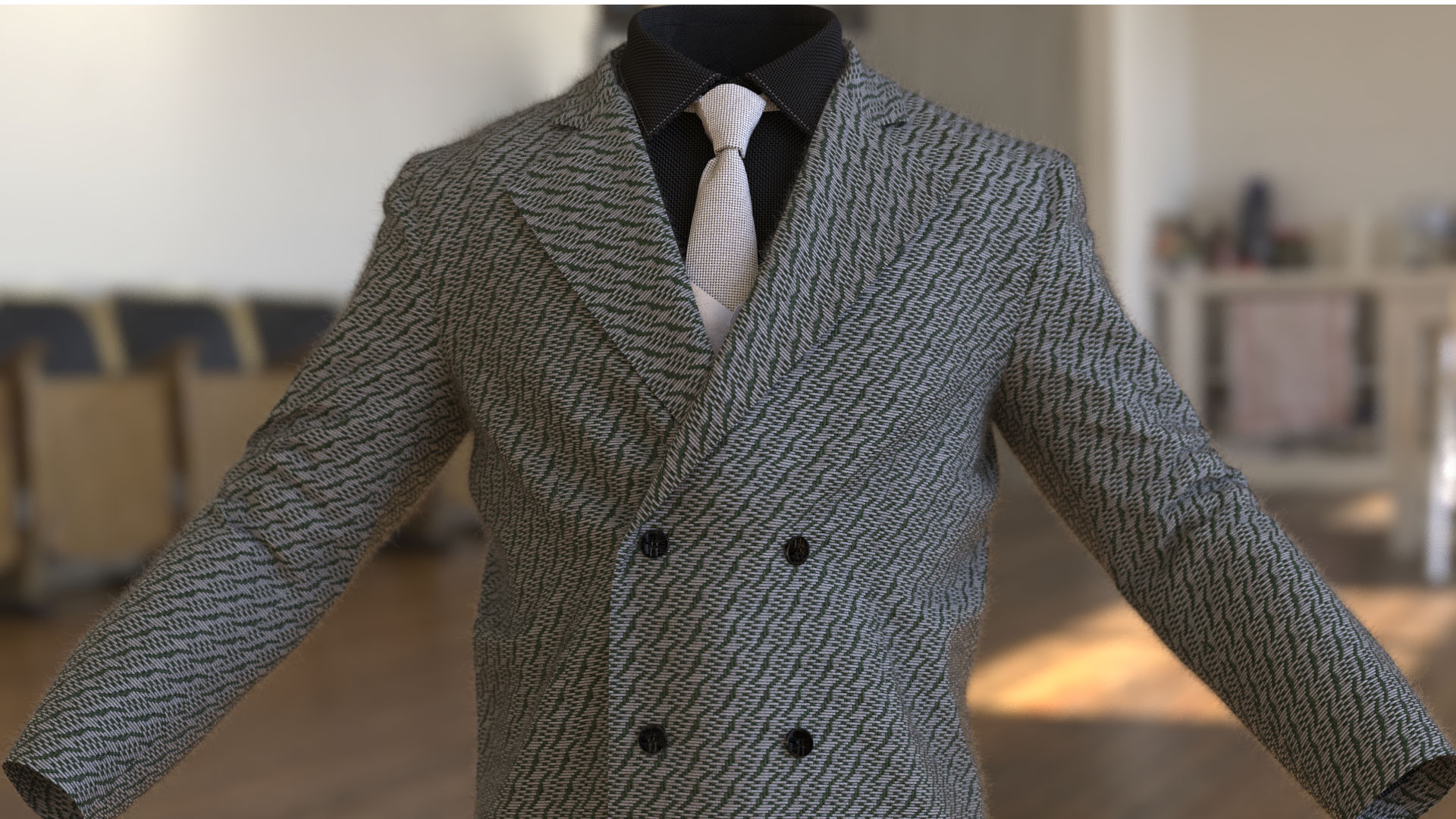 You will get a 3D custom realistic cloth design based on your request