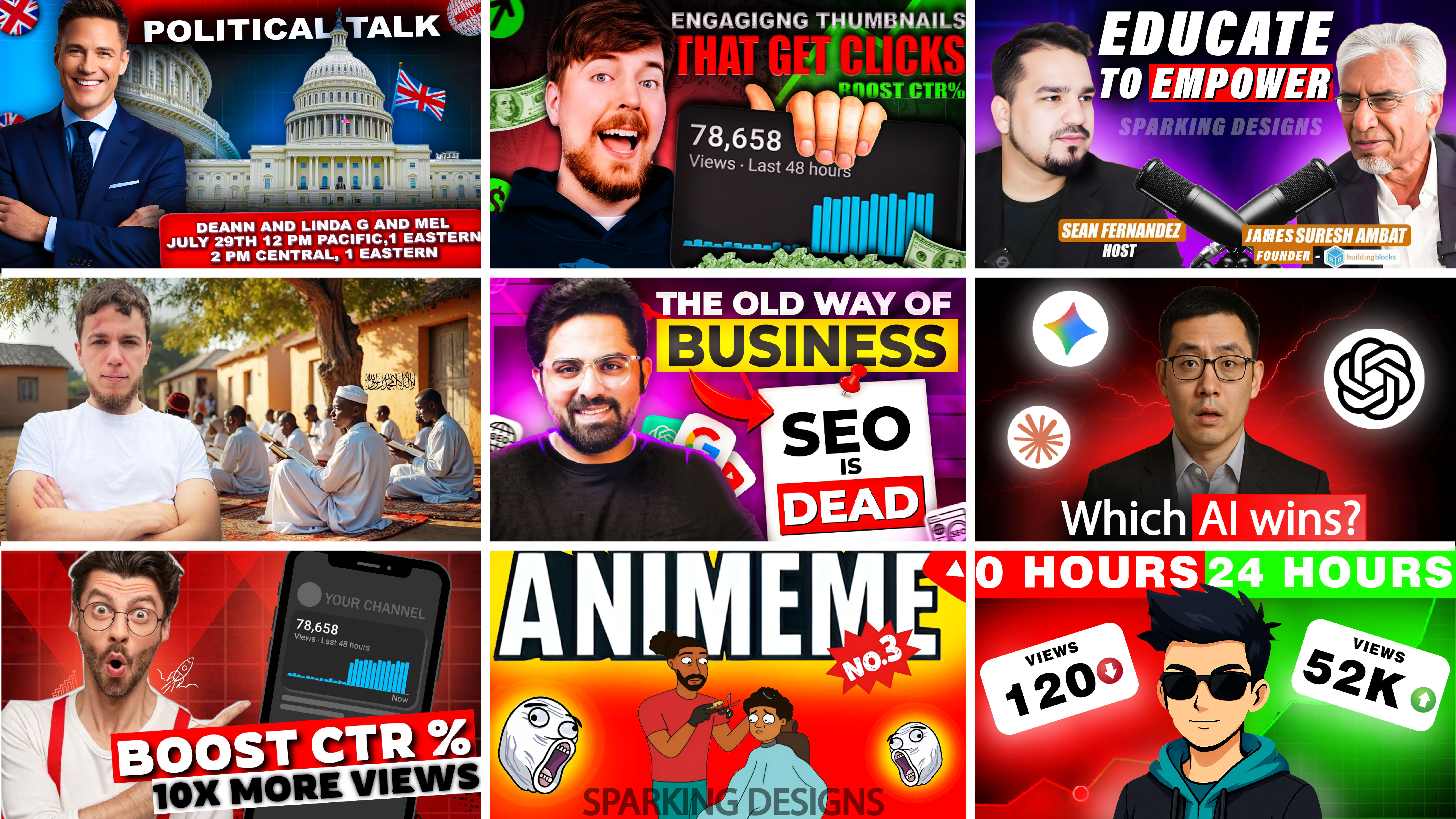 I made a premium thumbnail for my client