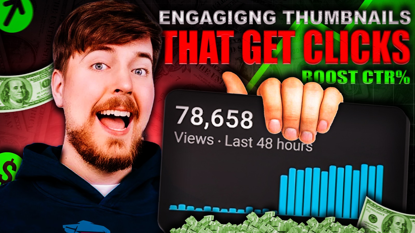I will design highly eye catching youtube thumbnails