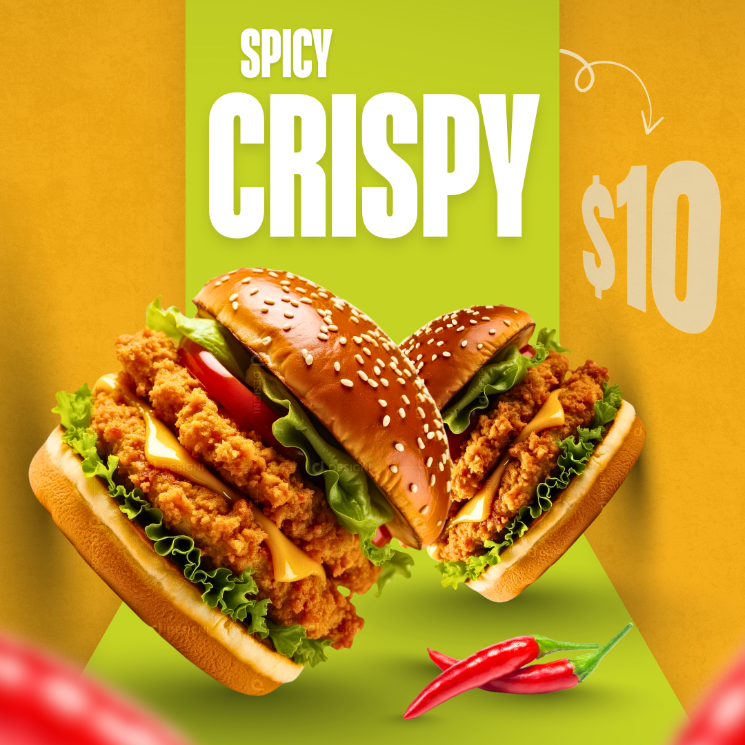 I will Design Food Posters Graphics