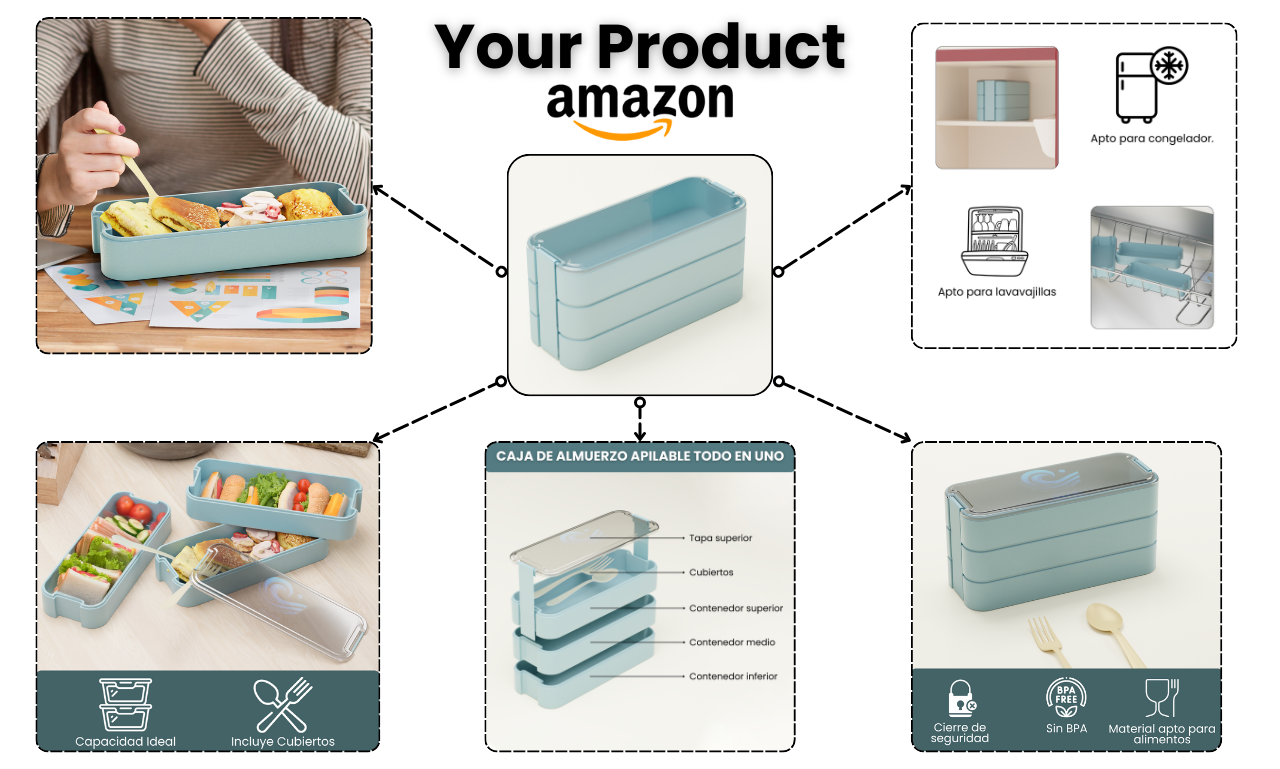 I will do amazon listing images, amazon infographics images and product listing images