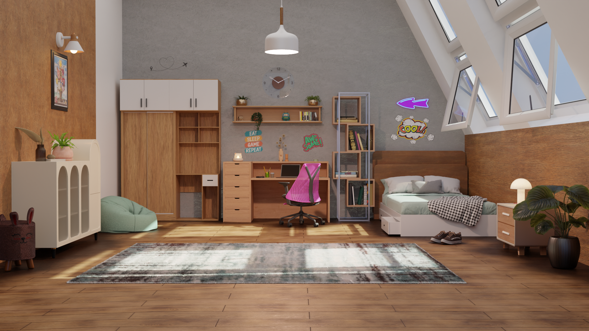 3D Interior Design.