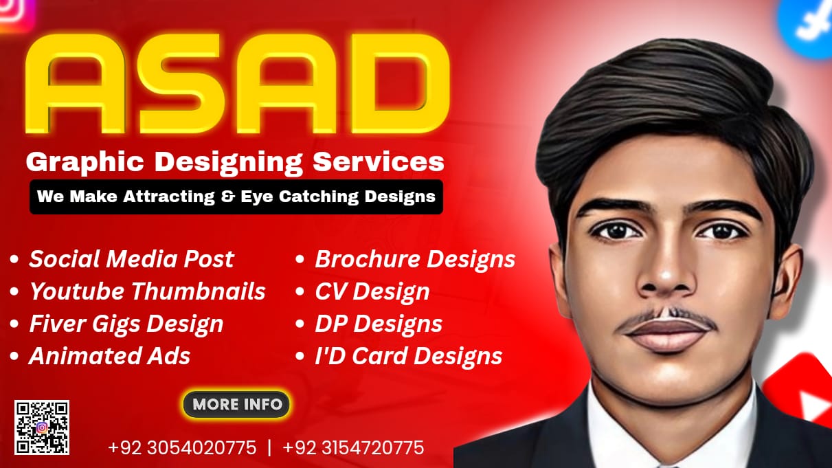 Social Media Post Designing and YouTube Thumbnail 