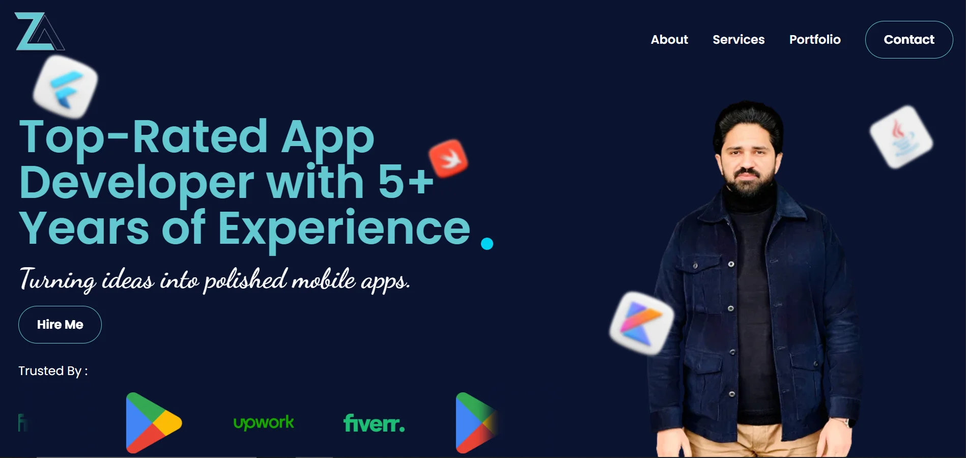 I will build a modern responsive React website using Tailwind CSS