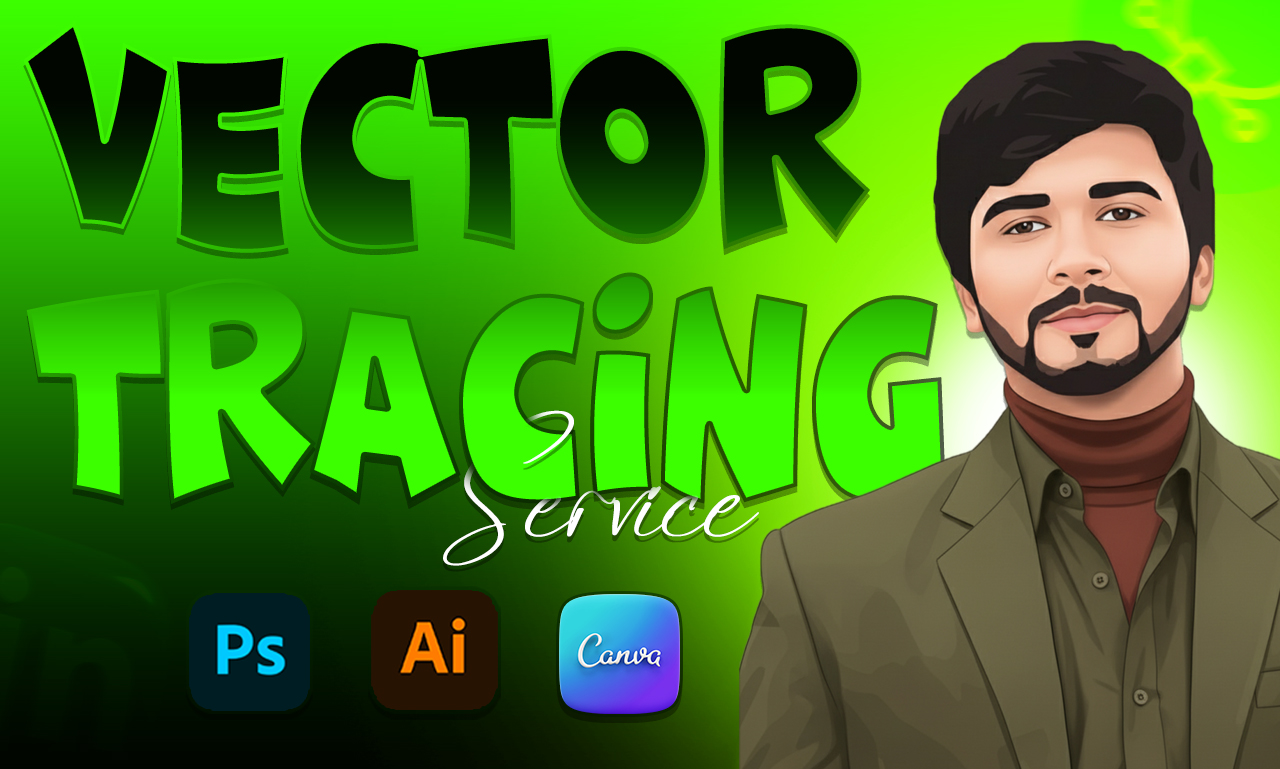 I do manual vector tracing or high quality pictures