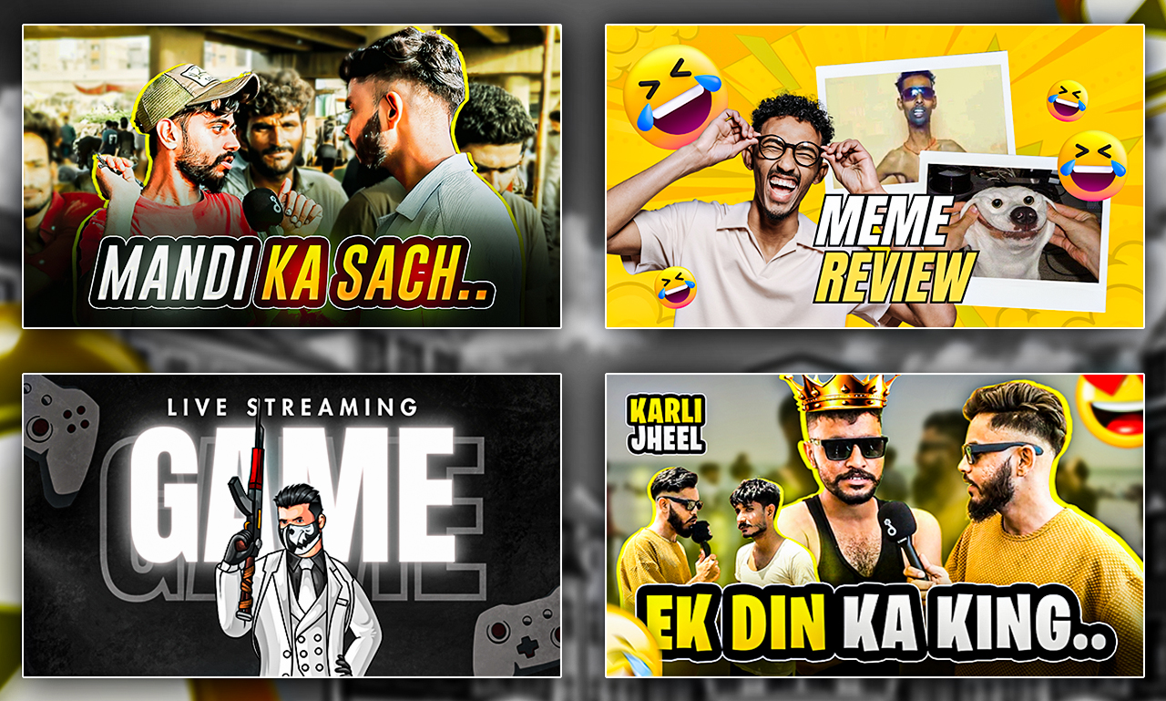 I will design catchy youtube thumbnail