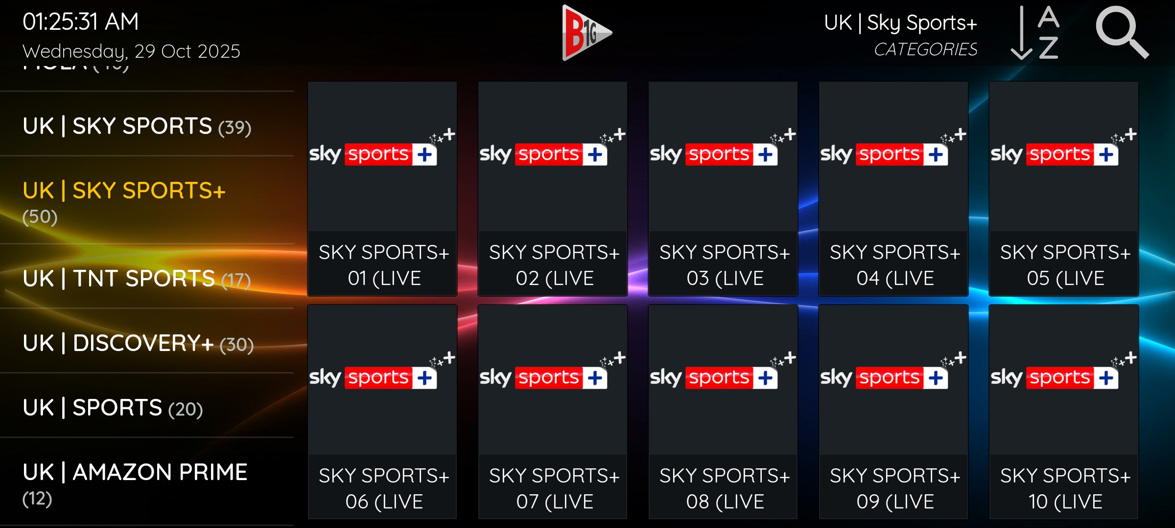 B1G IPTV Username Password - B1G Player Login - B1G IPTV Service Provider - IPTV B1G Player Subscription