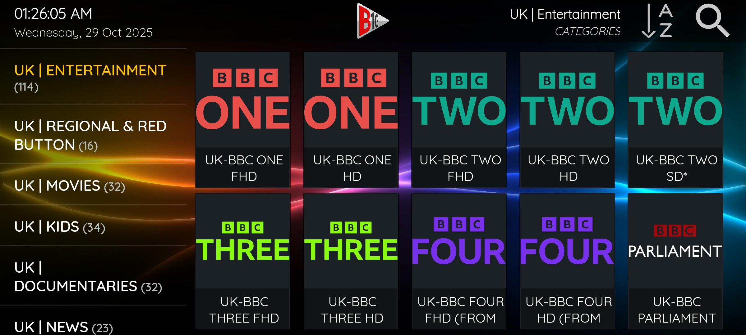 B1G IPTV Username Password - B1G Player Login - B1G IPTV Service Provider - IPTV B1G Player Subscription