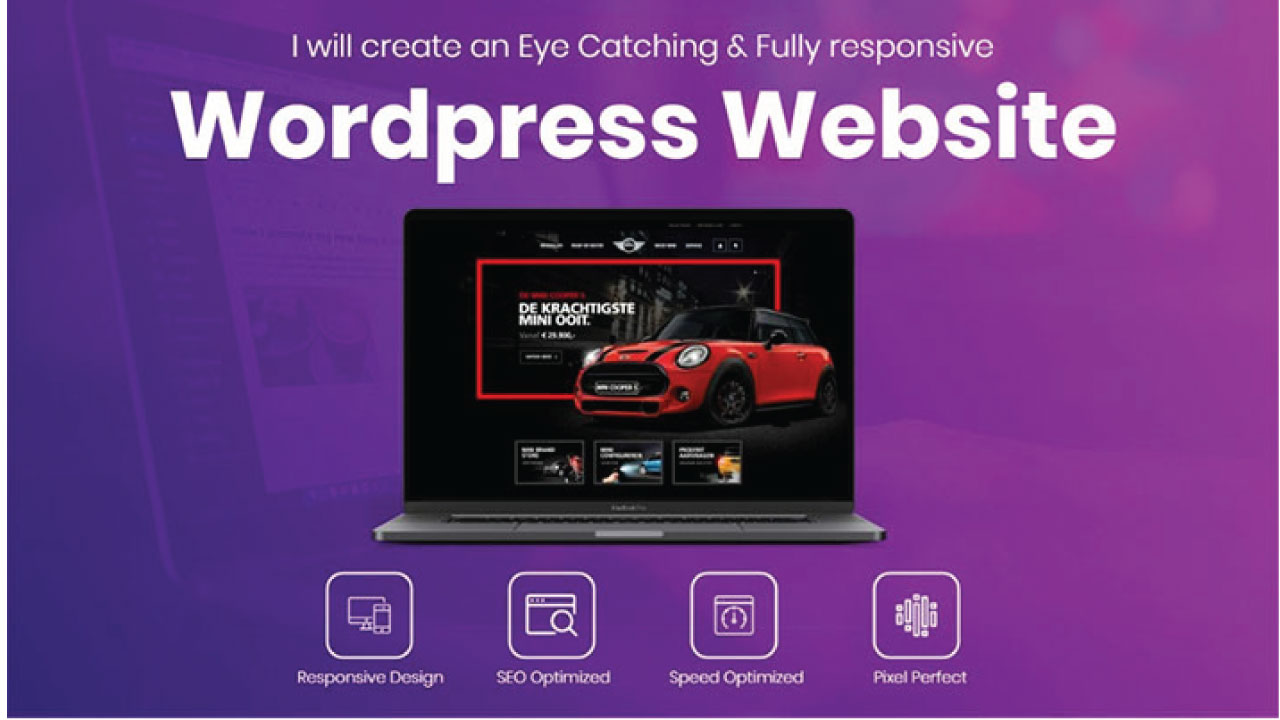 I Will design responsive wordpress website with elementor pro