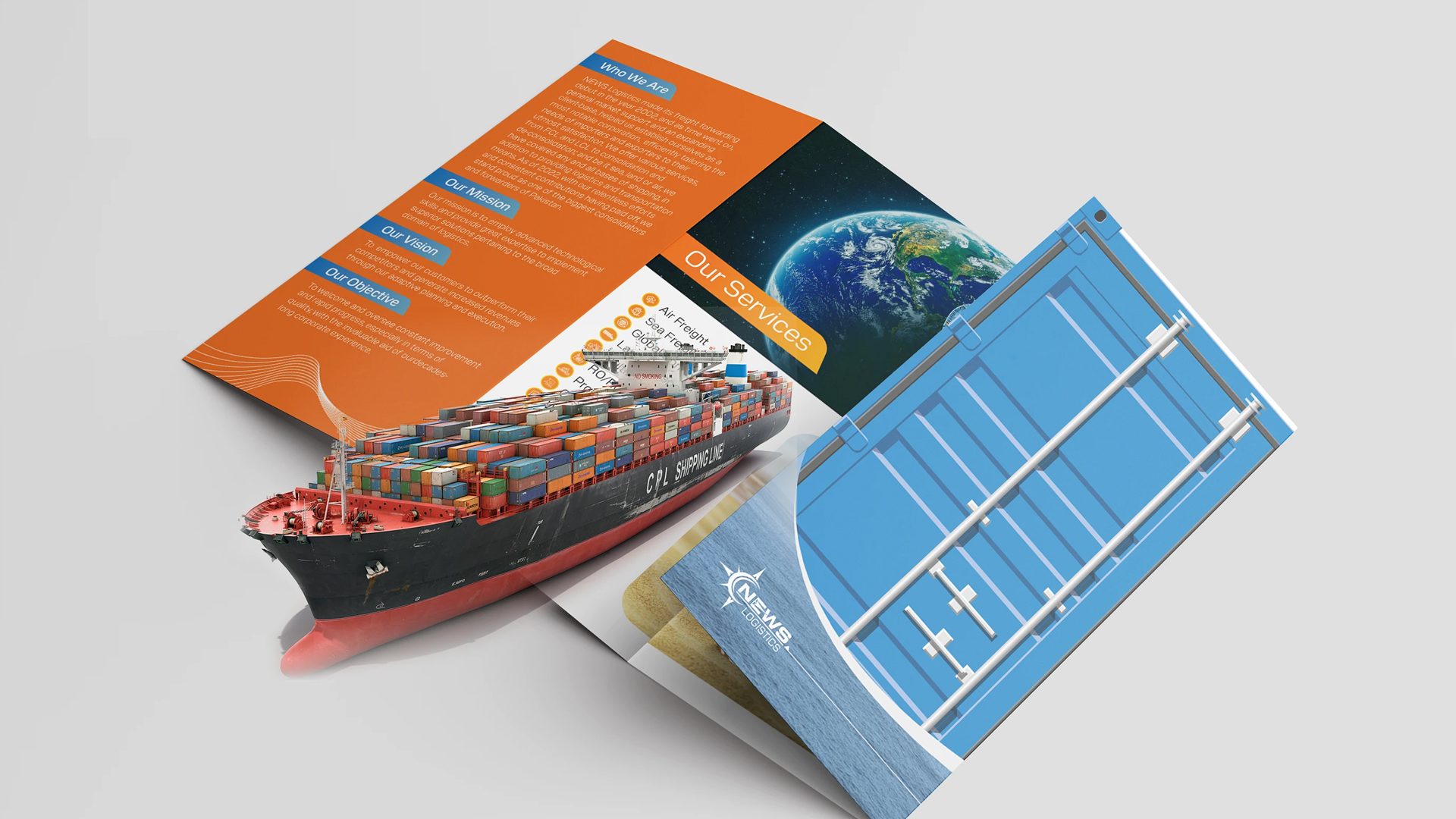 Professional multi-page catalogue or company profile design service