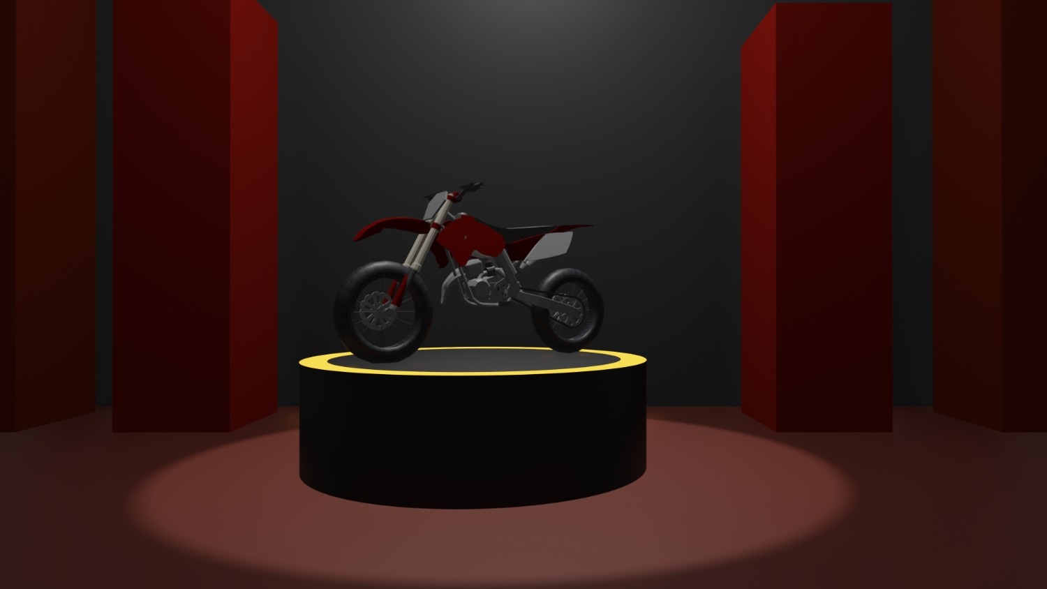 Dirt Bike – 3D Model for Racing Game