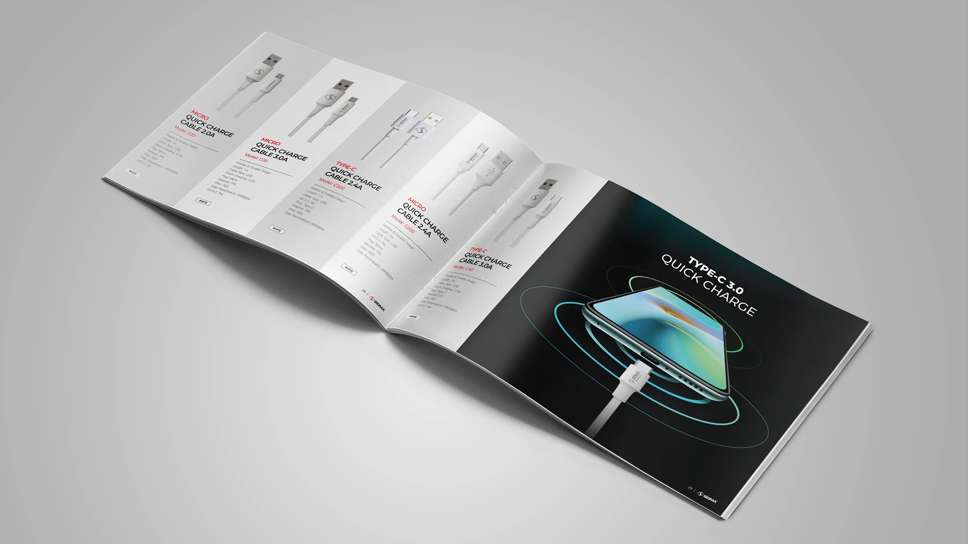 Product Catalogue for Sigma LIfestyle Brand