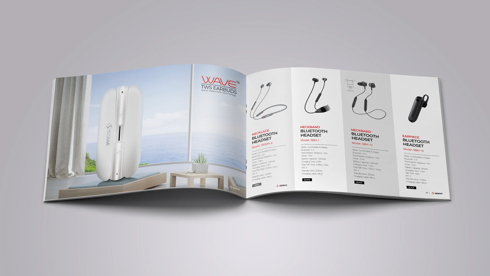 Product Catalogue for Sigma LIfestyle Brand