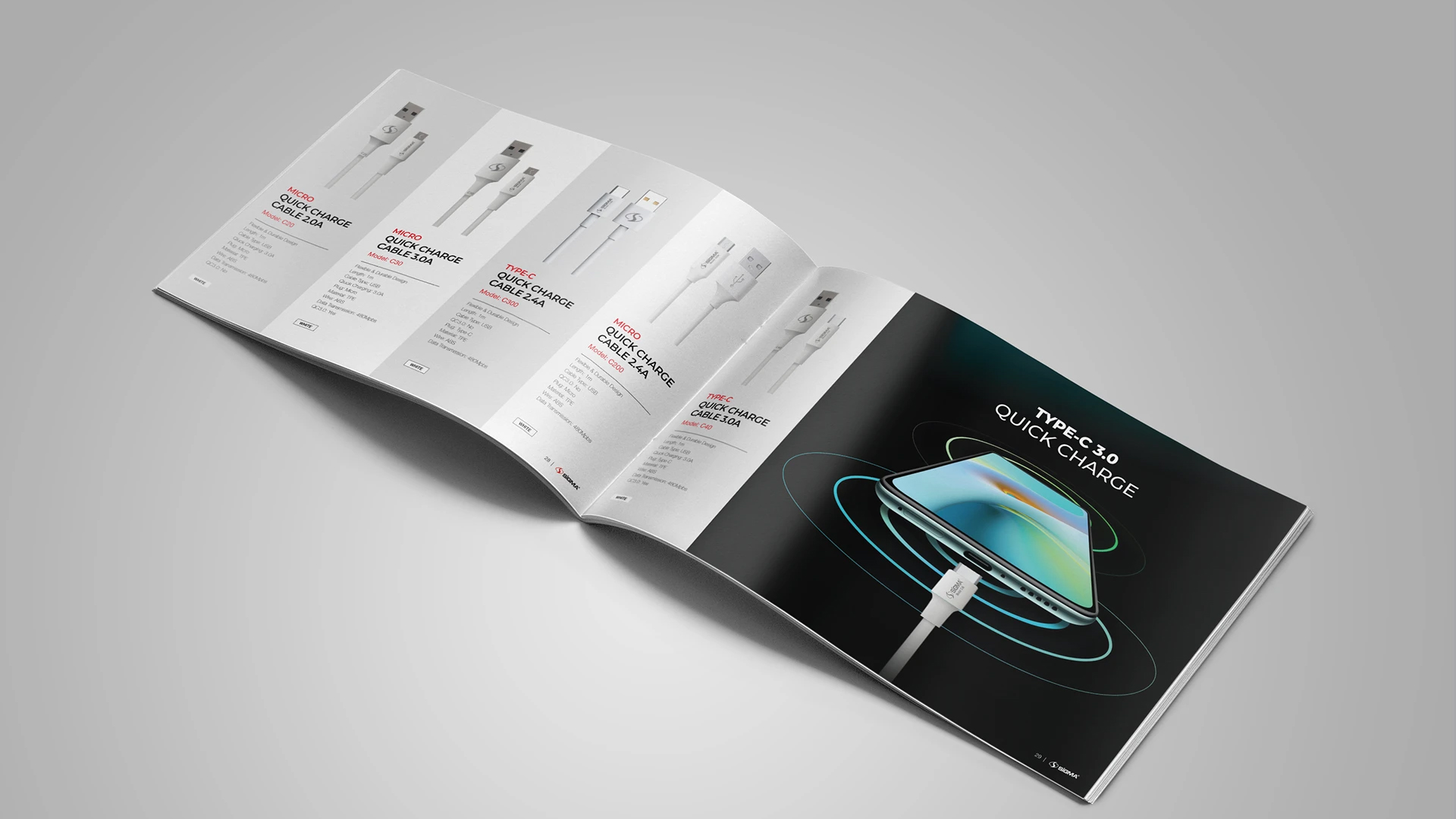 Product Catalogue for Sigma LIfestyle Brand