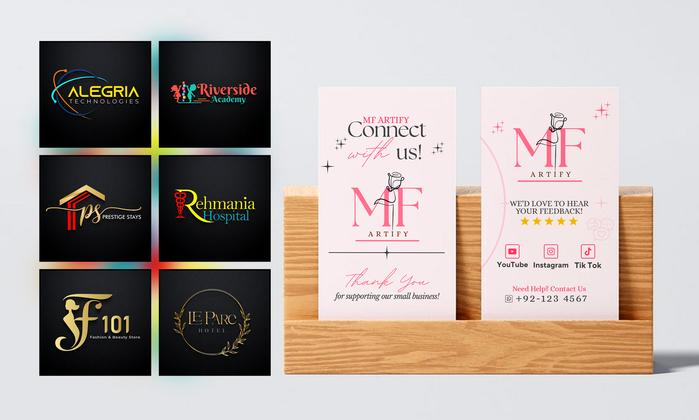 I Will Design a Modern 3D Minimalist Logo for Your Brand Within 24 Hours for Only 5 USD