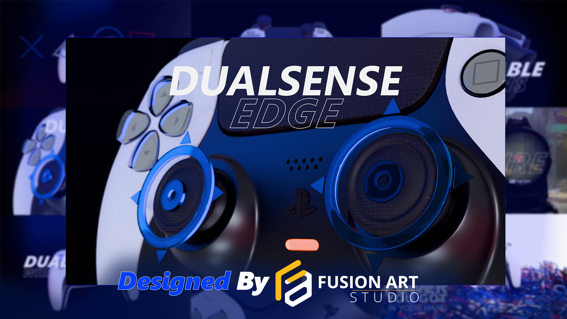 HIRE US  Next Gen Controller Concept Ultra Realistic 3D Animation PS5 Inspired