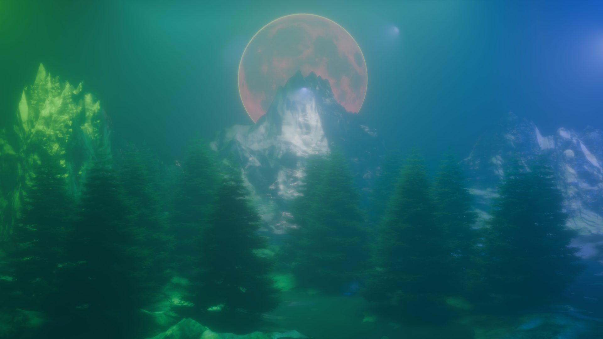 I will make 3d landscapes for you.