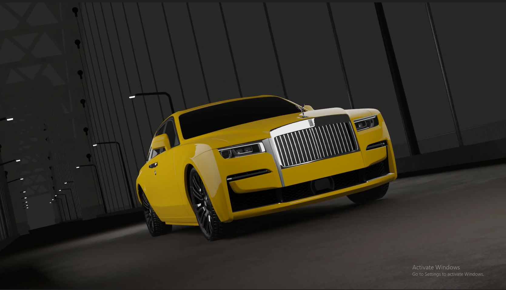 3d animation of rolls royce