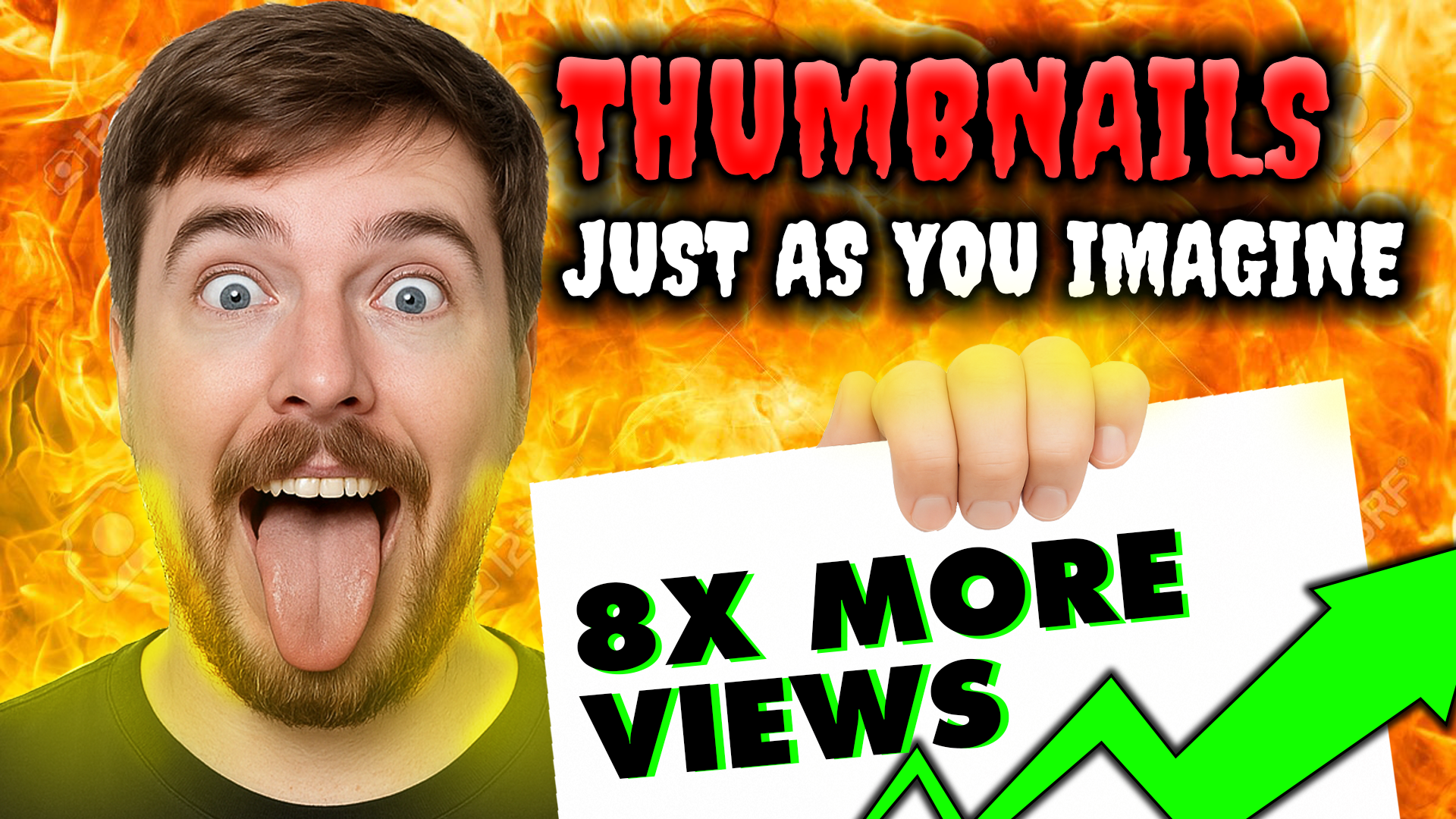 I can make premium youtube thumbnails that get high CTR