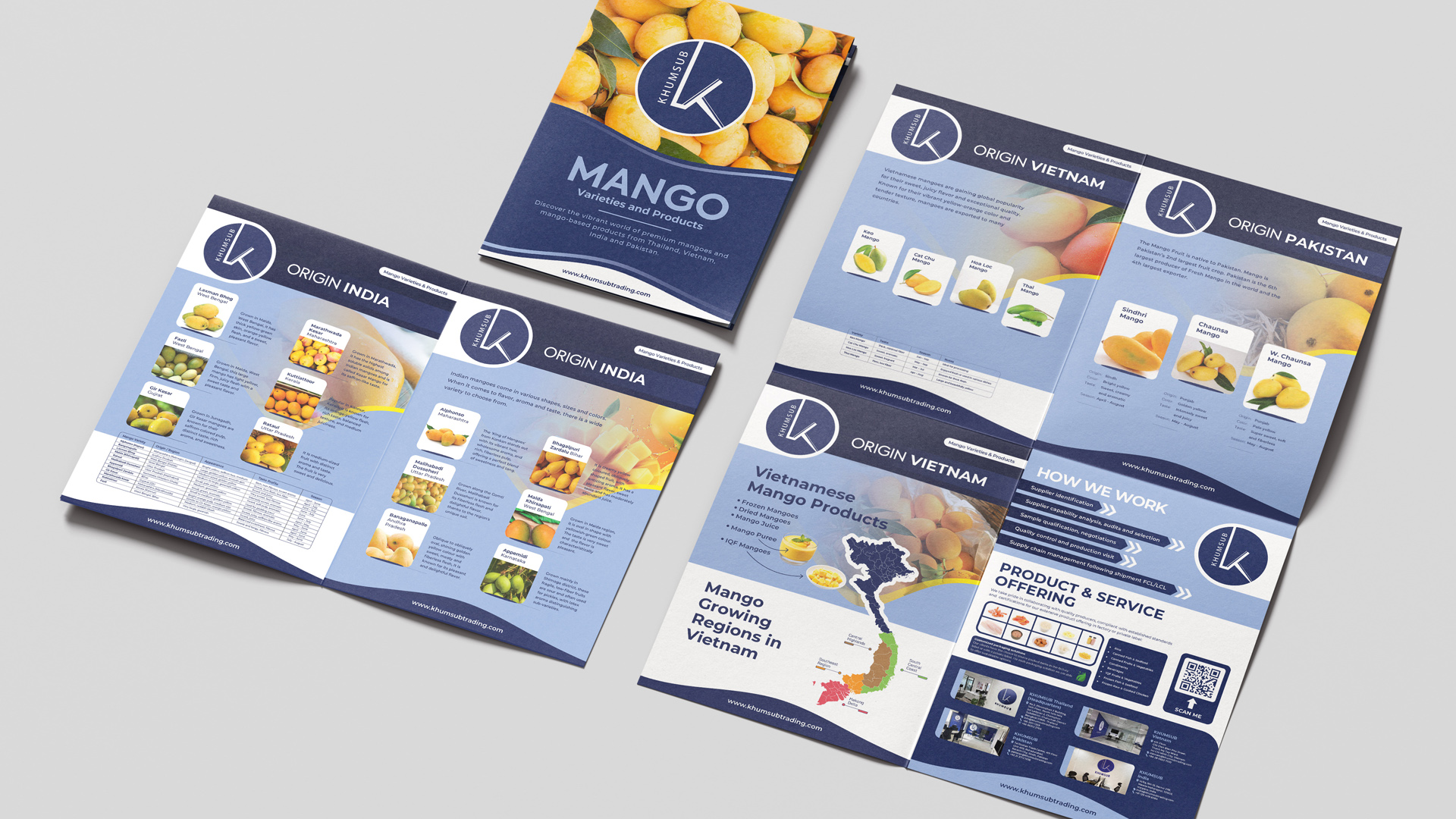 Mango Products Catalogue for KHUMSUB Food Trading