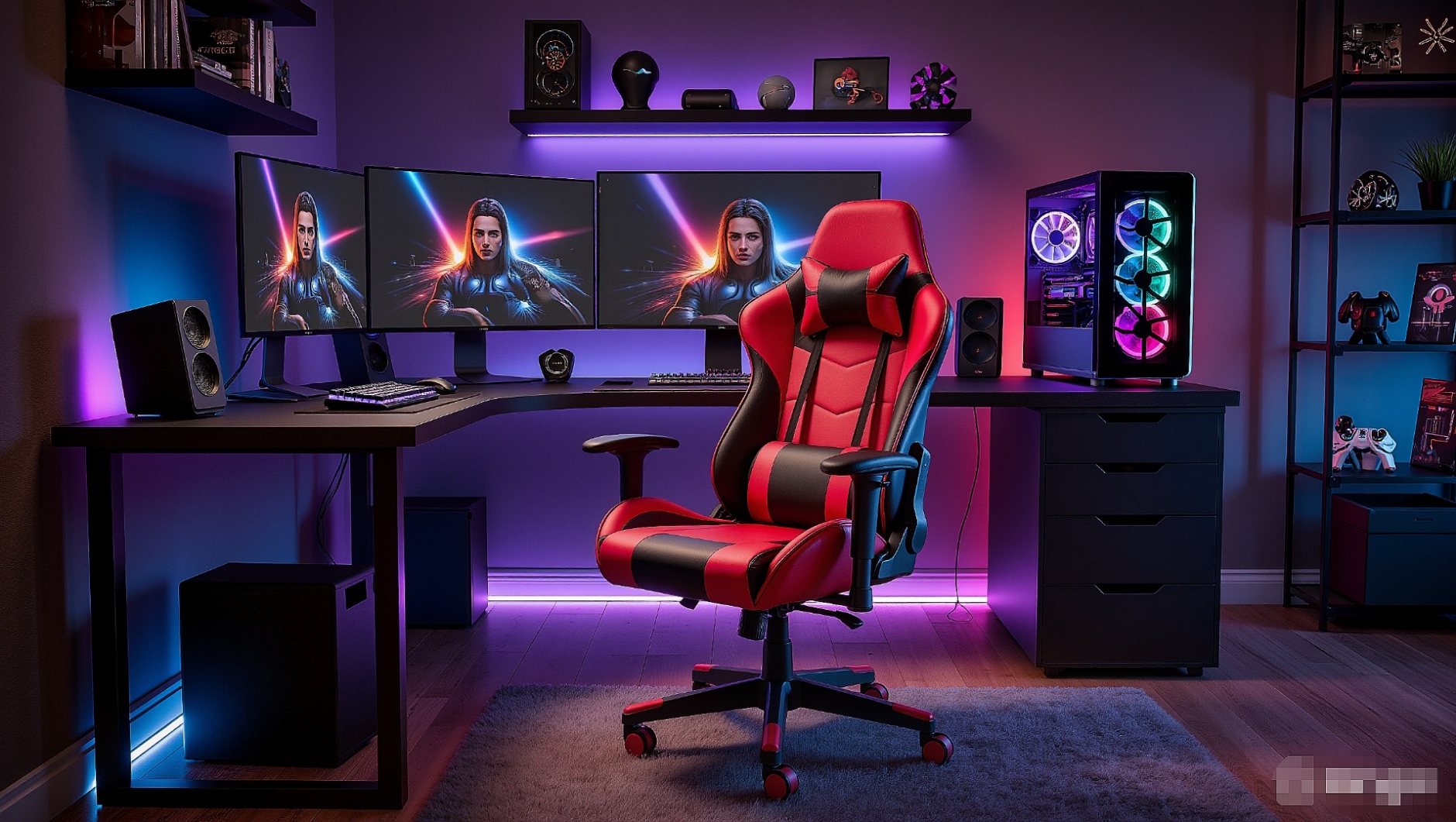 Ergonomic Gaming Chair – Professional Product Visualization