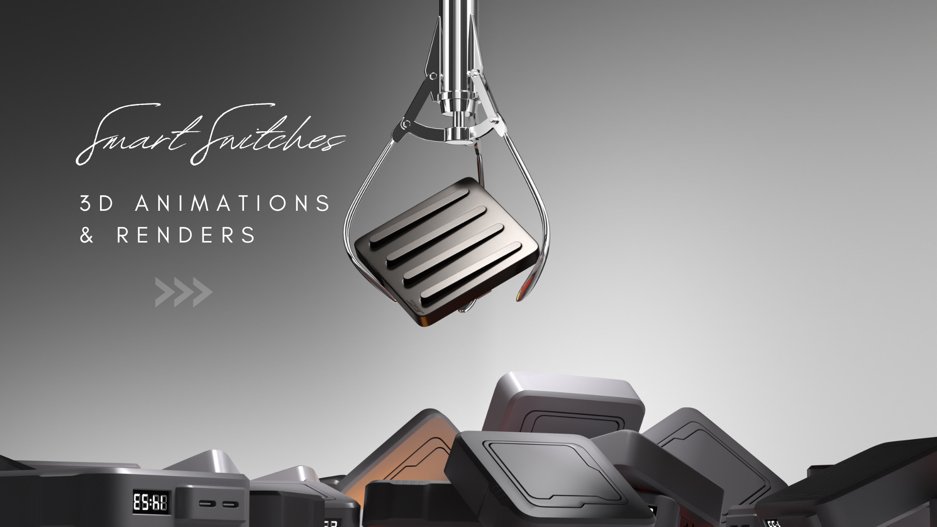 High-Quality Hard Surface 3D Modeling Rendering (Industrial Products)