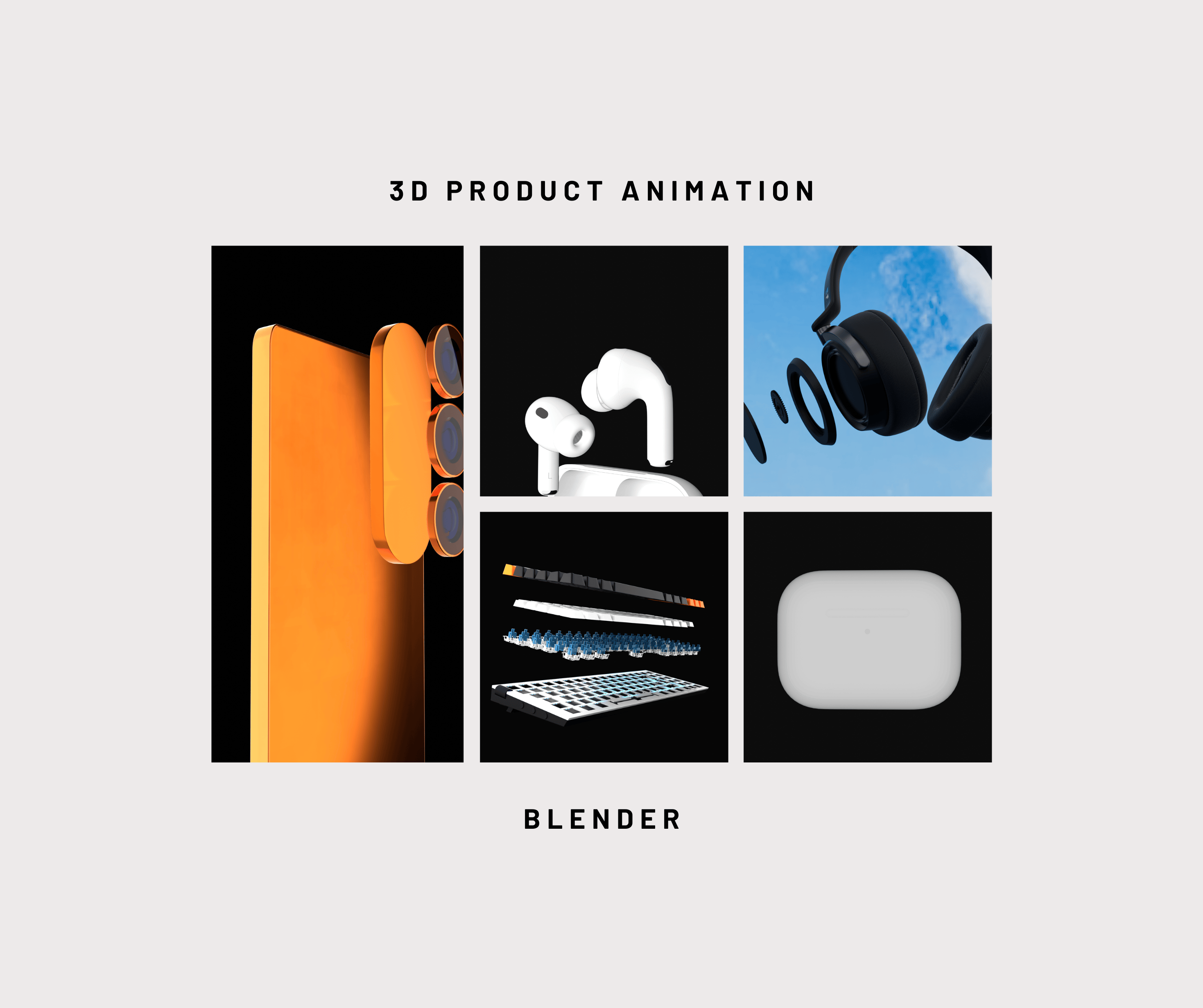 I Will Create High Quality 3D Product Animation for Your Brand in Blender