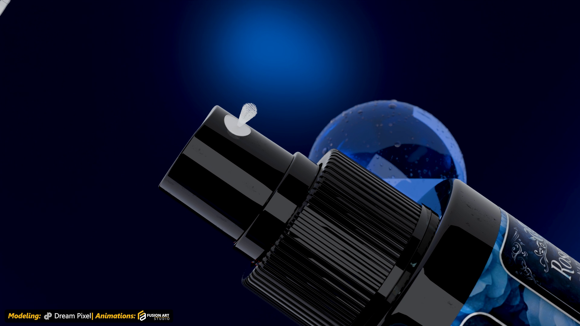 I will create 3D product animations with liquid and water simulations