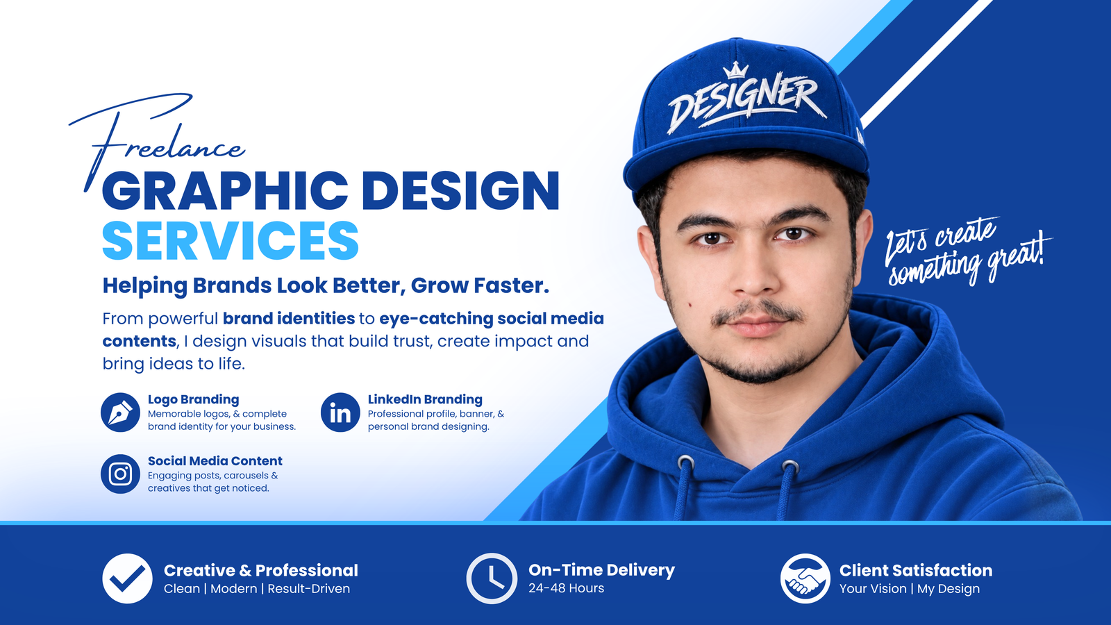 I will design a professional logo and complete brand identity for your business.