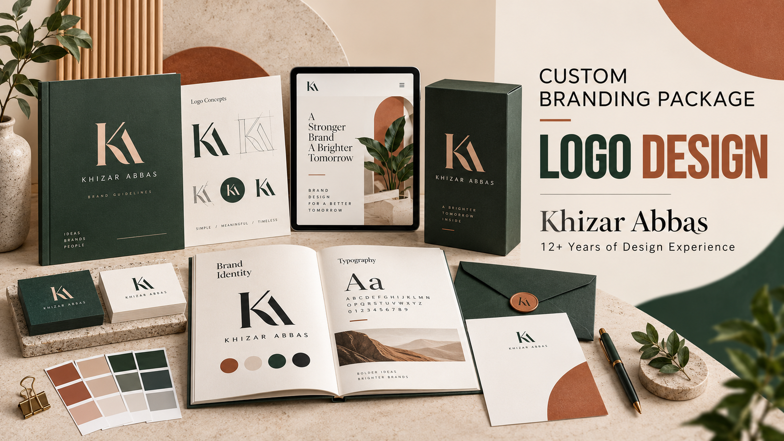 I Will Design a Professional Custom Logo and Complete Brand Identity Package