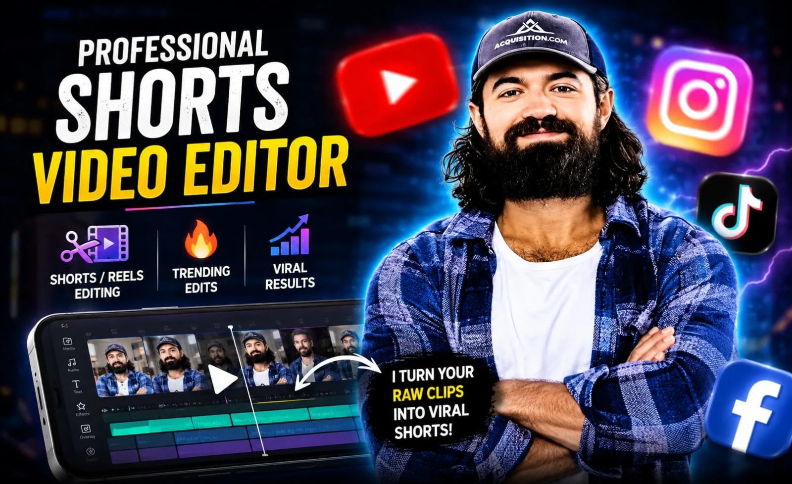 I will edit high-retention Instagram Reels with cinematic grading and AI effects