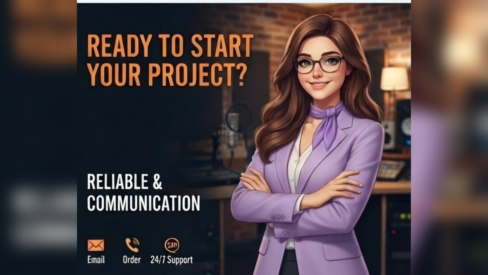 Professional video editor and voice over artist