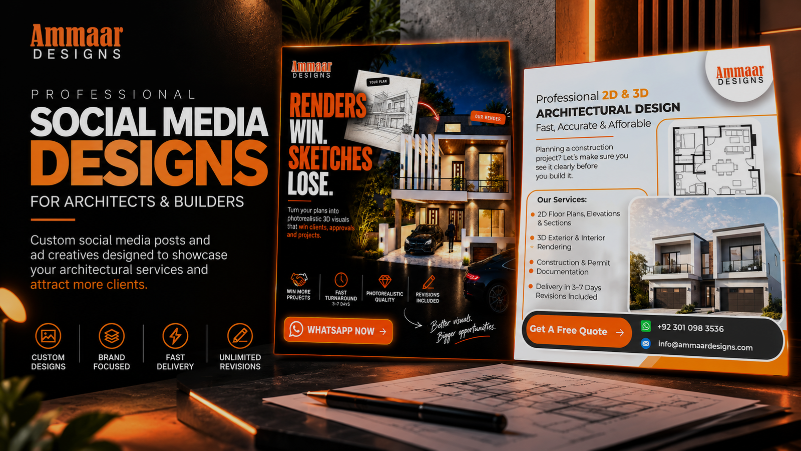 I will design social media posts, ads and branded content for your business