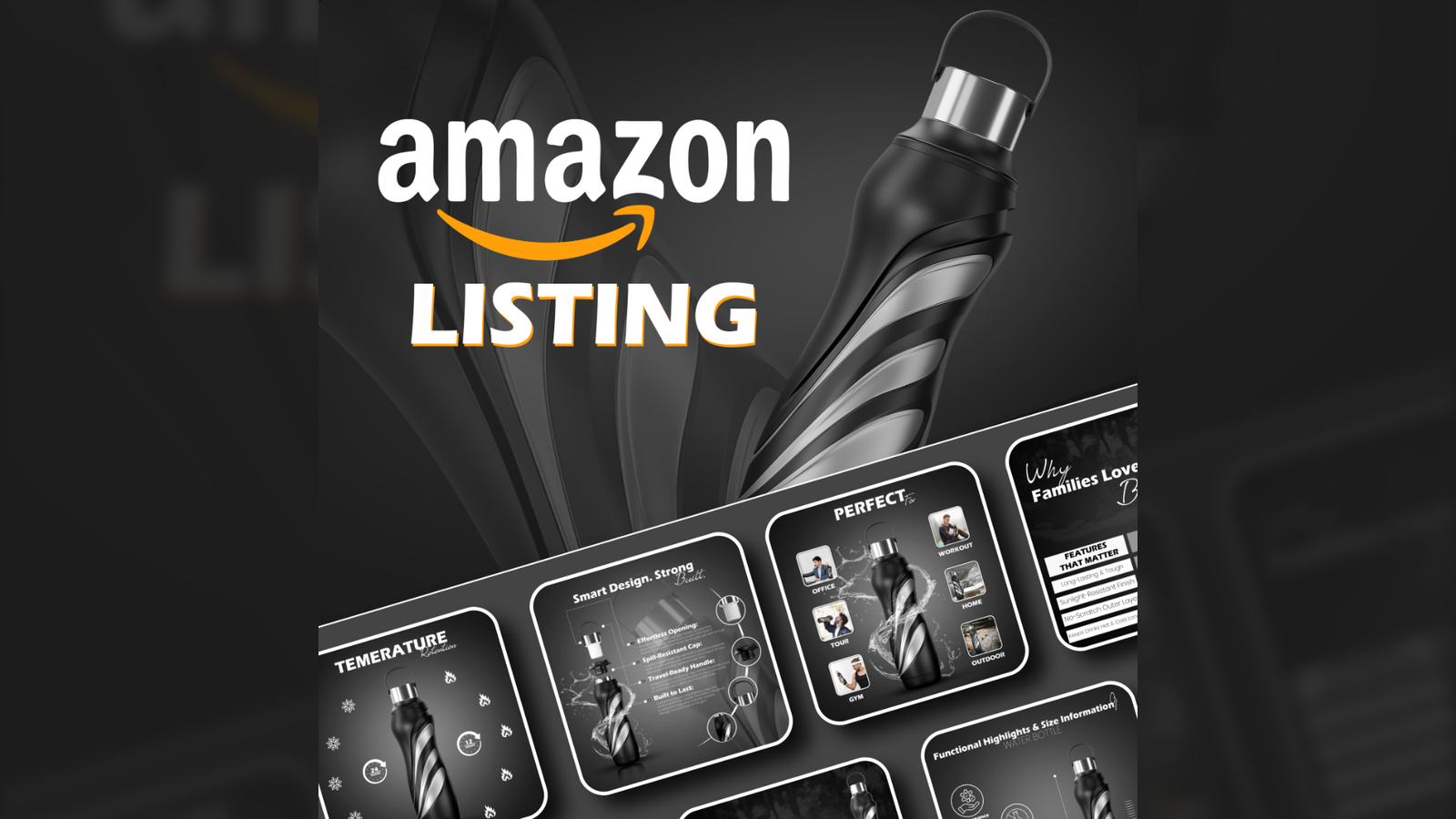 Amazon Listing Images and Product Infographic Design for Sellers
