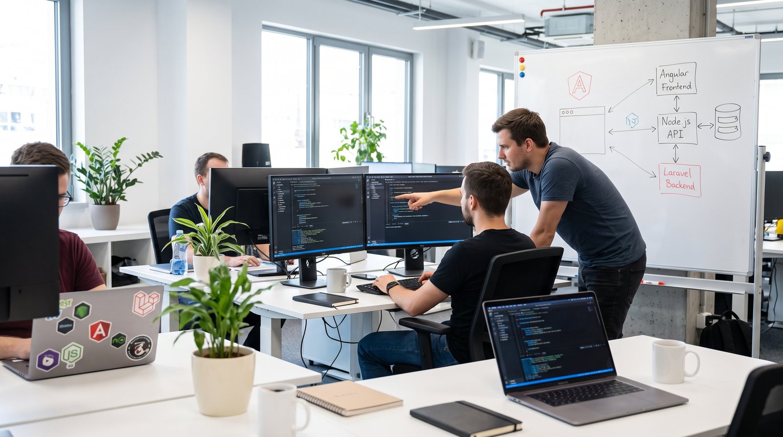 Full Stack Web Development Using Angular Node.js and Laravel