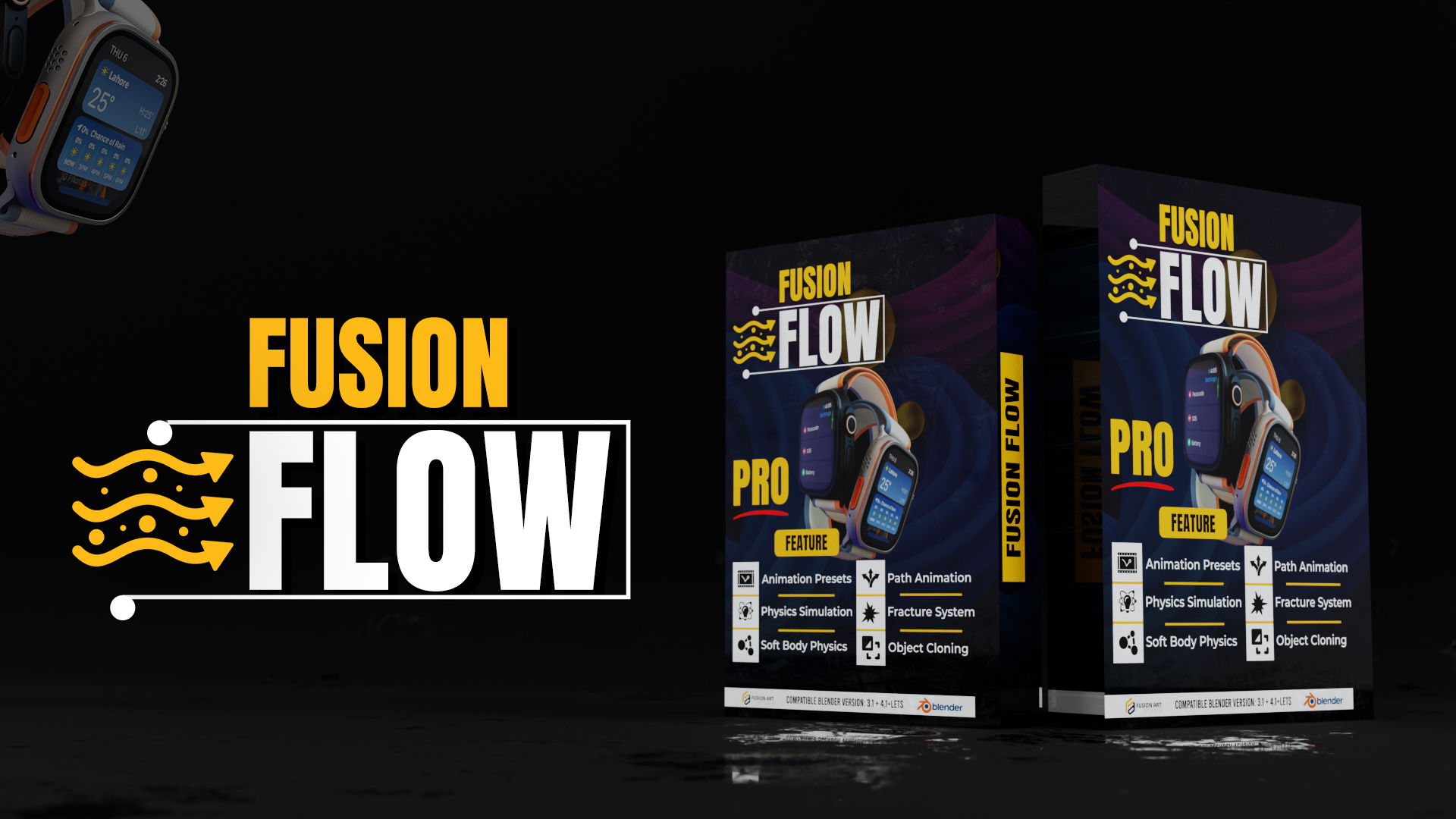 ✨ FusionFlow Pro – Ultimate Animation Toolkit for Blender