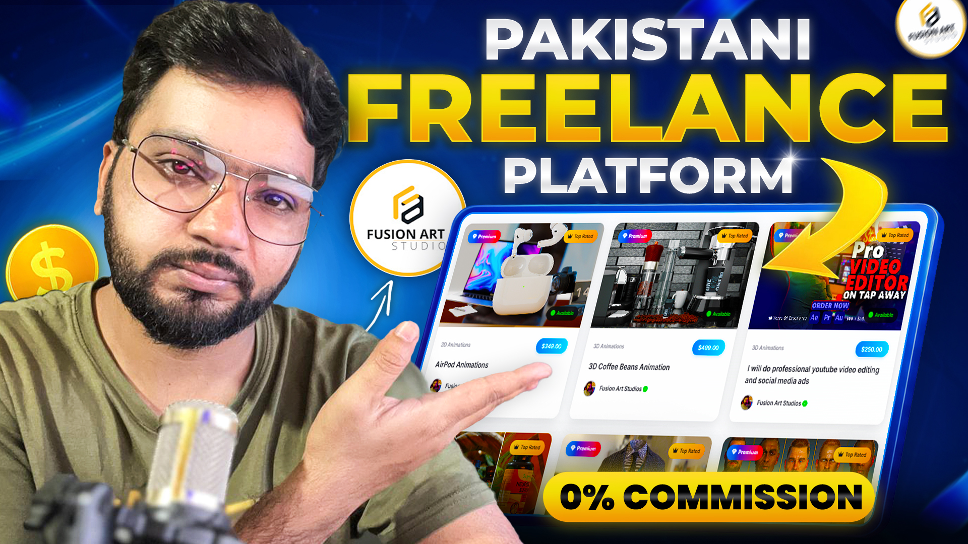 Pakistan’s First All-in-One Freelance & Creative Platform Fusion Art Studios