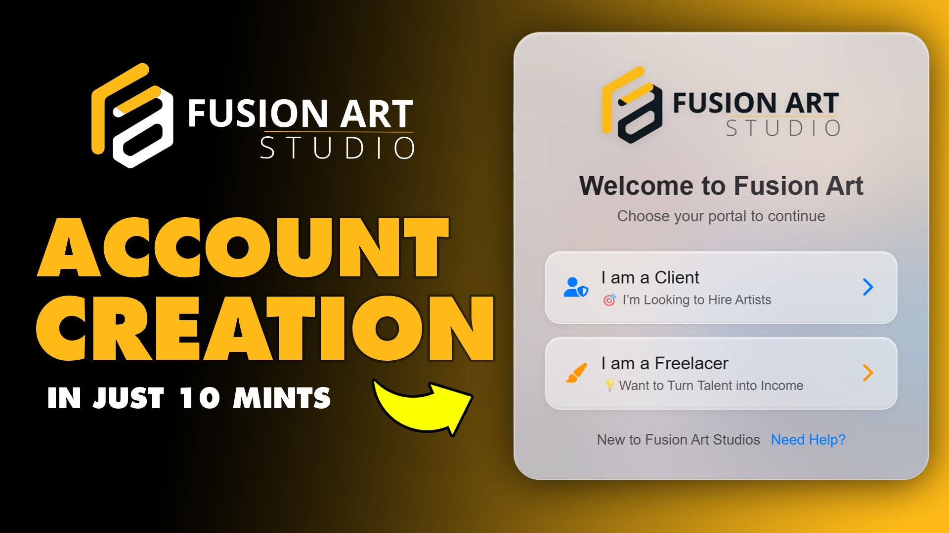 🚀 Join Fusion Art Studios as a Freelance – 0% Commission!