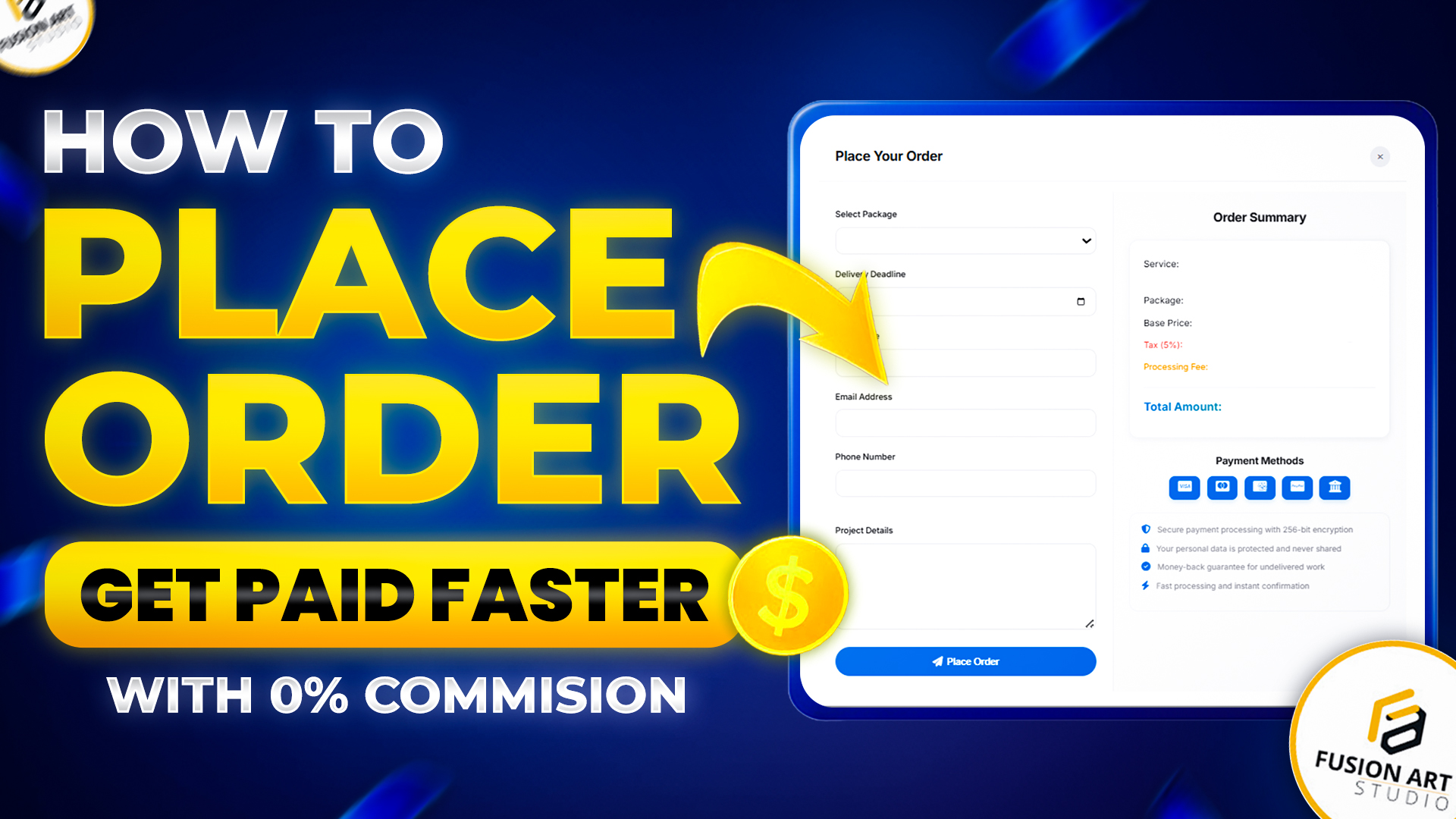 How to Place an Order on Fusion Art Studios | 100% Secure PayFast Payment Tutorial