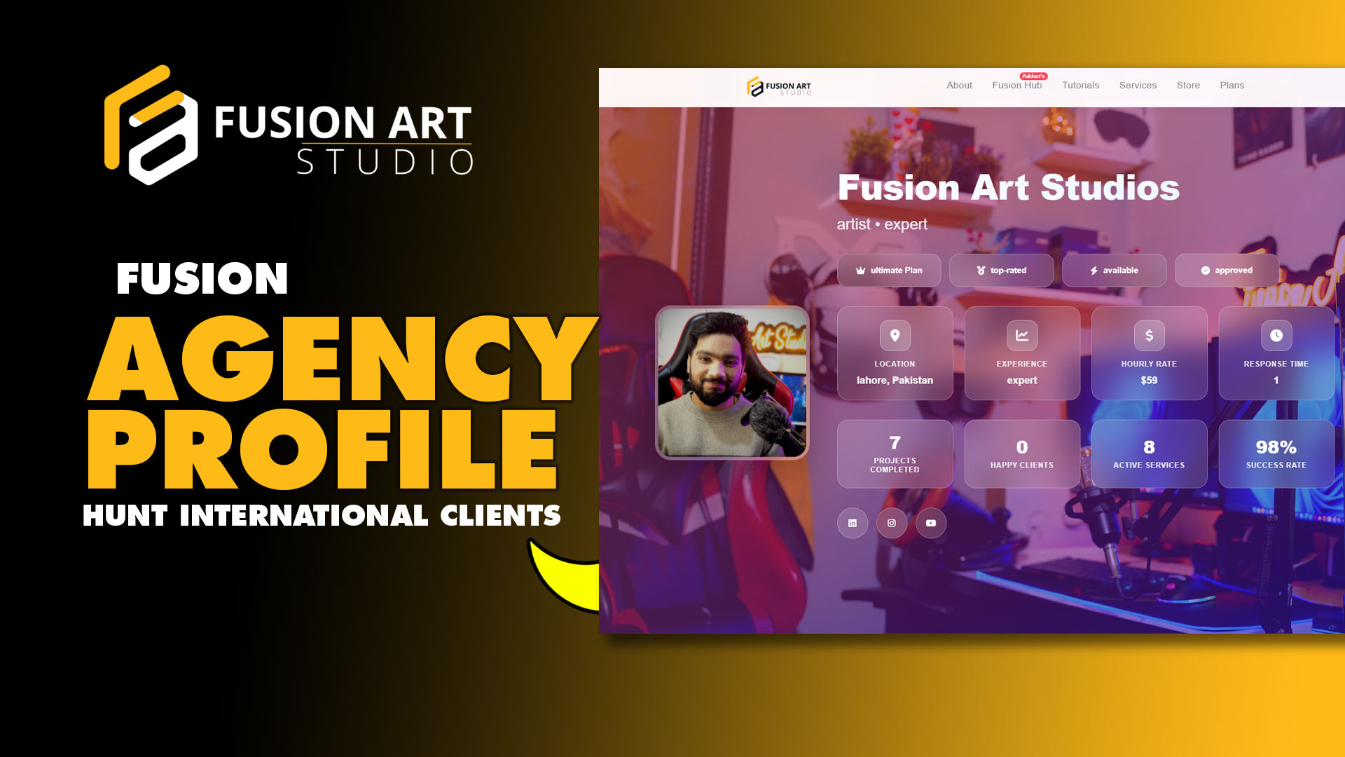 How to Set Up Your Agency on Fusion Art Studios | Step-by-Step Tutorial