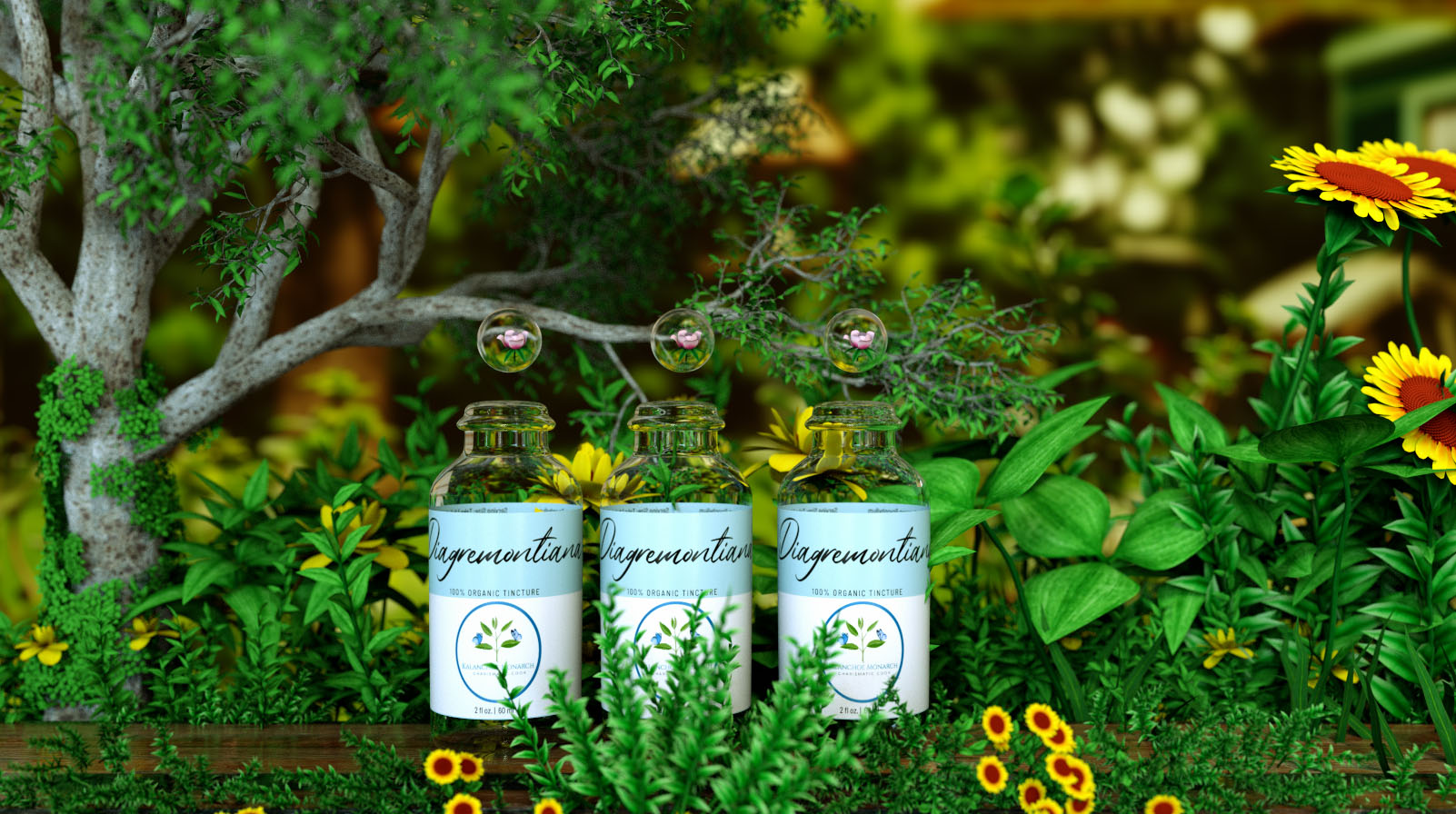 Nature Environment Friendly Product Modeling & Rendering