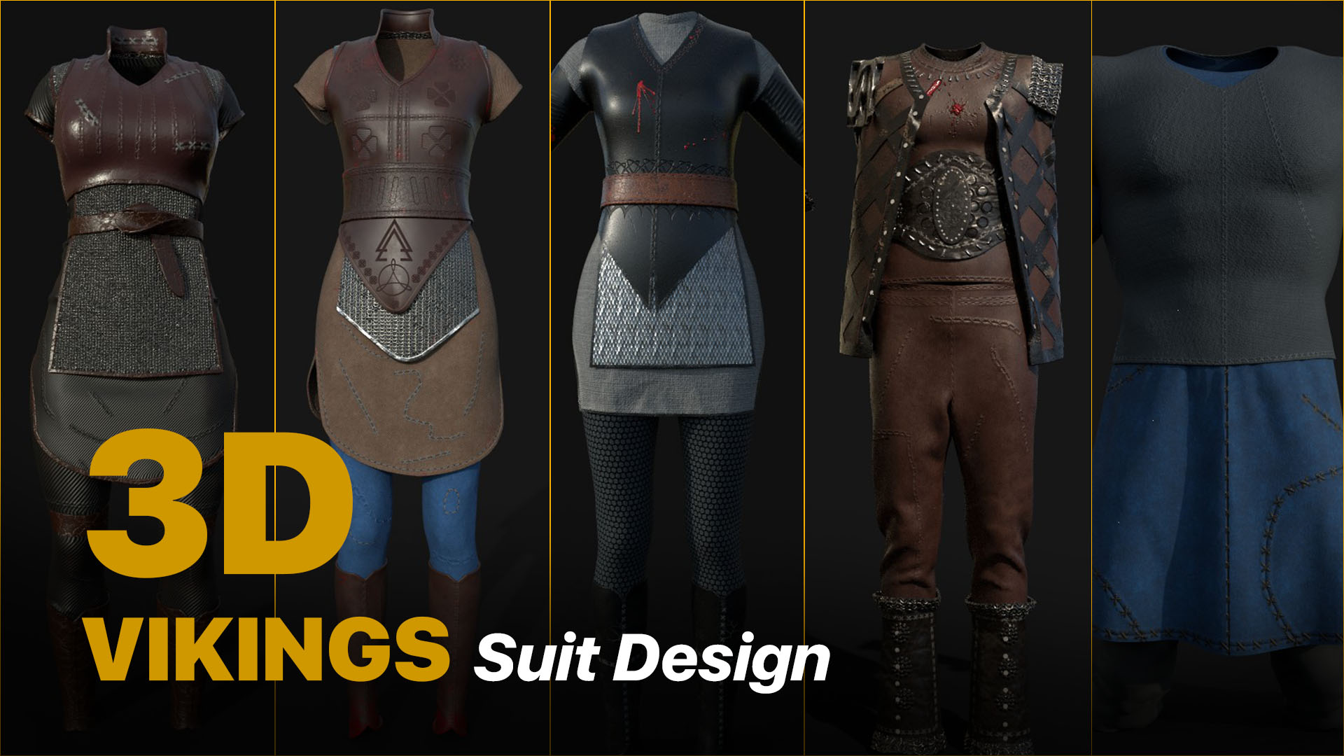 Realistic Vikings Suits Design